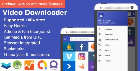 Video Downloader v1.0 – Supported 100+ sites