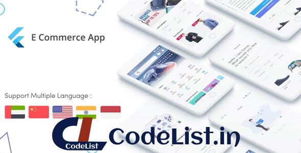 Flutter – E-Commerce UI KIT Template in flutter