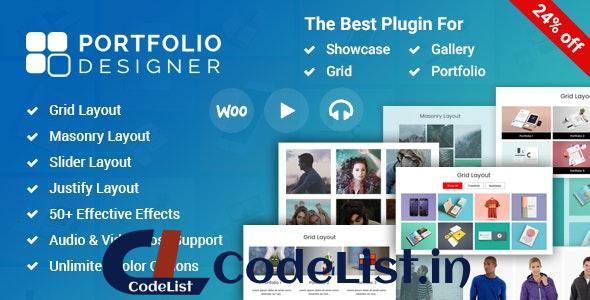 Portfolio Designer v2.3 – WordPress Portfolio Plugi