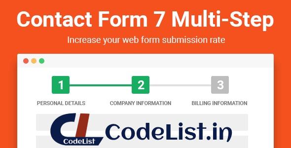 Contact Form Seven CF7 Multi-Step Pro v2.5.4