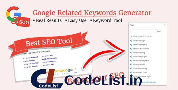 Google Related Keywords Generator v1.1.0 – WordPress SEO Keyword Planner & Tool