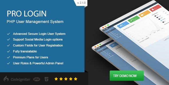 Pro Login v2.1.0 – Advanced Secure PHP User Management System