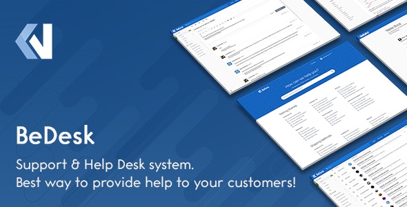 BeDesk v1.3.6 – Customer Support Software & Helpdesk Ticketing System