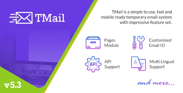 TMail v5.3 – Multi Domain Temporary Email System