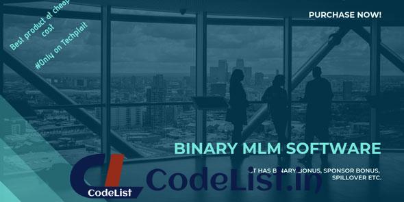 Binary MLM Software – PHP Script