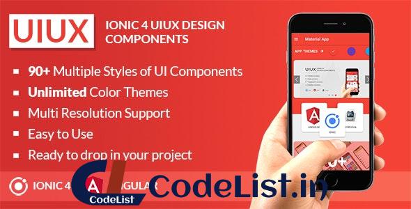 UIUX – IONIC 4 UI Design Components | Multipurpose Starter App