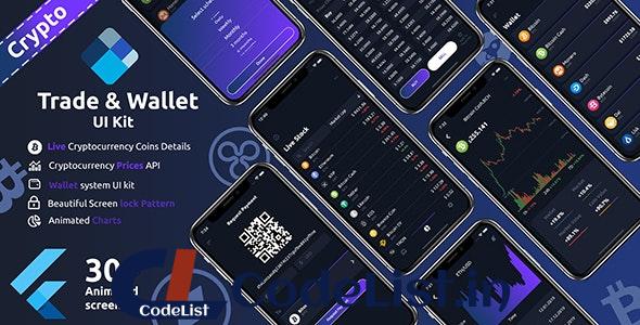 Crypto Trade & wallet Flutter UI kit v1.0