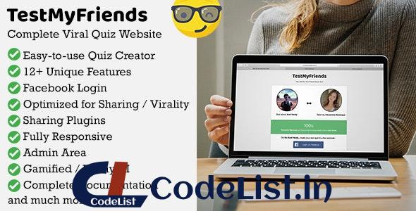 TestMyFriends v1.3.1 – Complete Viral Friend Quiz Website