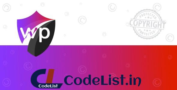 WProtect v1.0 – WordPress Automatically Append Copyright Notice on Copied Content