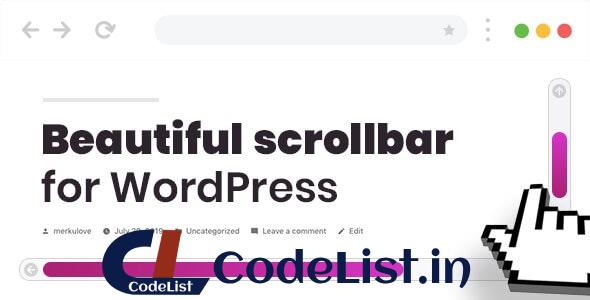 Scroller v2.0.1 – Custom Scrollbar for WordPress