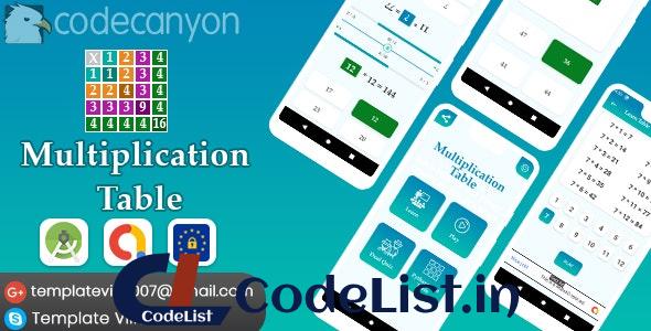 Multiplication Table, Learn and Play v1.0