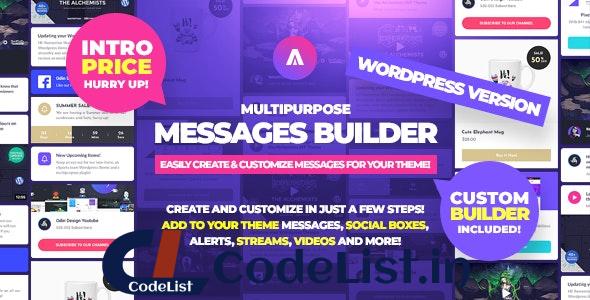 Asgard v1.1.0 – Multipurpose Messages and Social Builder Plugin