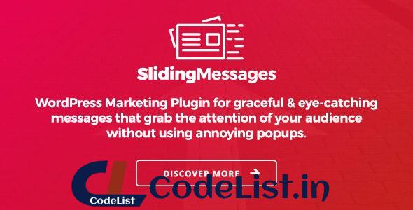 Sliding Messages v3.4 – WordPress Marketing Plugin