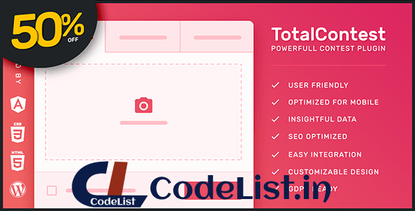 TotalContest Pro v2.0.0 – Responsive Contest Plugin