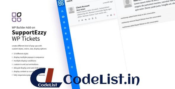 SupportEzzy v2.0.2 – WordPress Ticket System