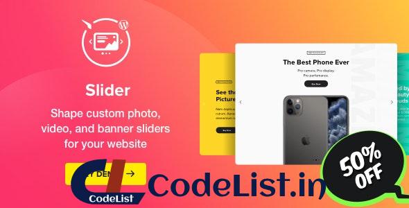 Slider v1.0.1 – WordPress Image Slider Plugin