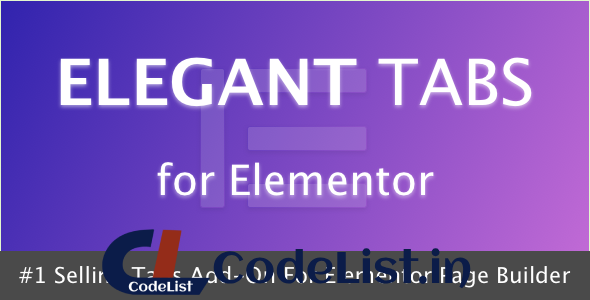 Elegant Tabs for Elementor v1.1