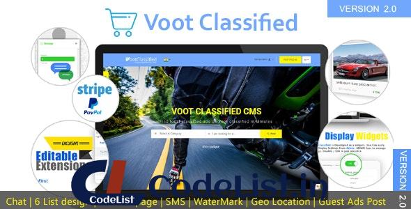 Voot Classified v2.3 – Classified Ads CMS