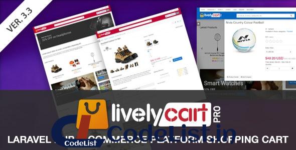 LivelyCart PRO v3.4.0 – Laravel E-Commerce Platform | Shopping Cart