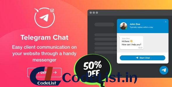 Telegram Chat Plugin for WordPress v1.1.0