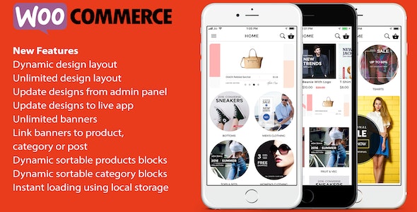 ionic 3 App for WooCommerce v8.0.1