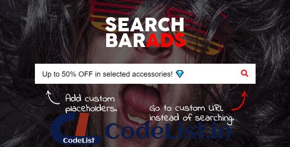 Search Bar Ads v1.0.0 – WooCommerce Plugin