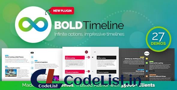 Bold Timeline v1.1.1 – WordPress Timeline Plugin