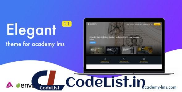 Elegant v1.1 – Academy LMS Theme