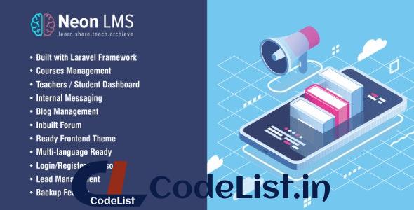 NeonLMS v2.1.8 – Learning Management System PHP Laravel Script