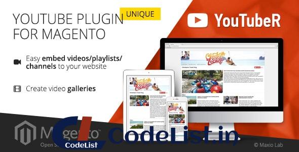 YouTubeR v2.0.4 – unique YouTube video gallery for Magento