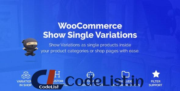 WooCommerce Show Variations as Single Products v1.0.2