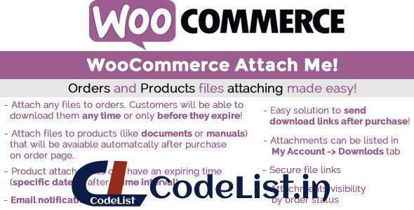 WooCommerce Attach Me! v20.0