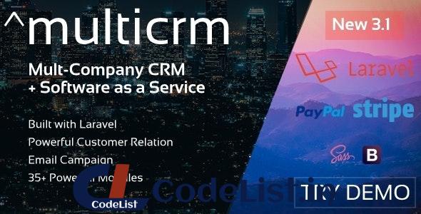 Multicrm v3.1.5 – Multipurpose Powerful Open Source CRM. Customer Relation , Email Campaign