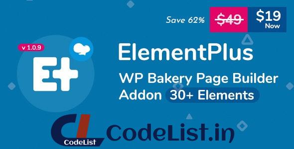 Element Plus v2.0.0 – WPBakery Page Builder Addon (Formerly Visual Composer)