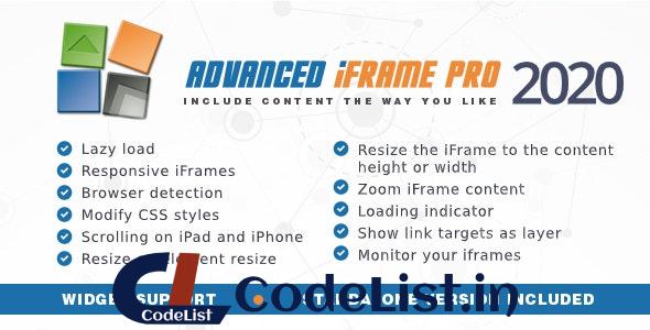 Advanced iFrame Pro v2020.5