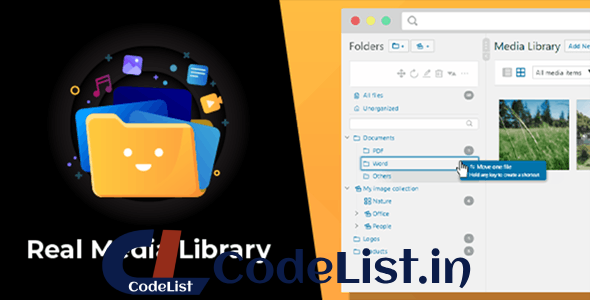 WordPress Real Media Library v4.10.1 – Folder & File Manager for WordPress Media Management