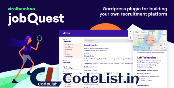 jobQuest v1.0.0 – WP Job Recruitment Board