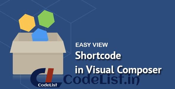 Easy View Shortcode in WPBakery Page Builder v1.1.1