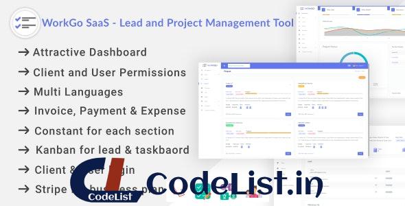 WorkGo SaaS – Lead and Project Management Tool