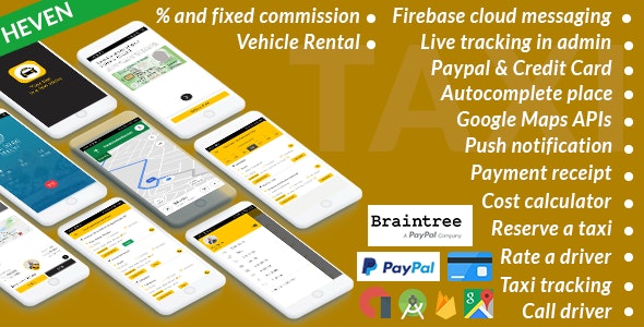 Taxi Cab v4.8 – On Demand Taxi | Complete solution