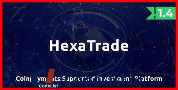 HeXaTrade v1.4 – Coinpayments Support Investment Platform – nulled