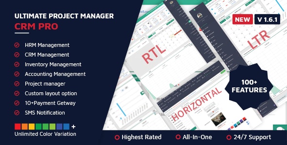 Ultimate Project Manager CRM PRO v1.6.1 – nulled