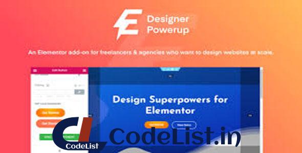 Designer Powerup for Elementor v2.3.3