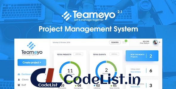 Teameyo v2.1 – Project Management System