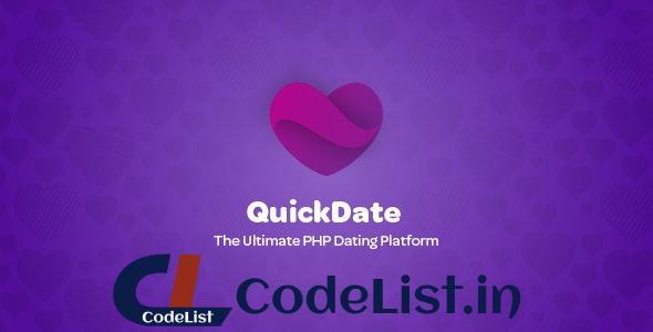 QuickDate v1.7 – The Ultimate PHP Dating Platform – nulled