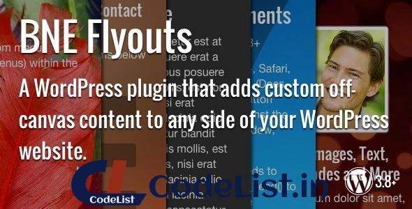 Flyouts v1.4.2 – Off Canvas Custom Content for WordPress