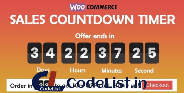 Checkout Countdown v1.0.5 – Sales Countdown Timer for WooCommerce and WordPress