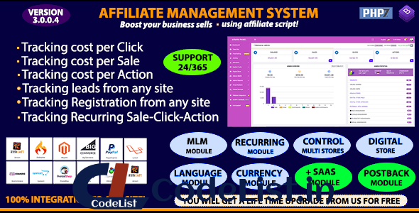 Affiliate Management System v3.0.0.4 – nulled