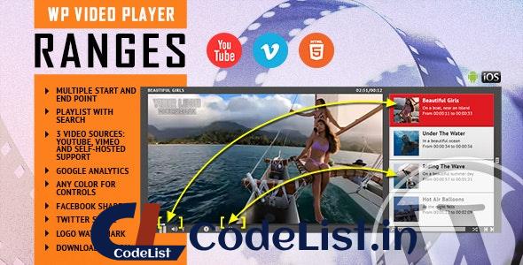 RANGES v1.0.0 – Video Player With Multiple Start and End Points – WordPress Plugin