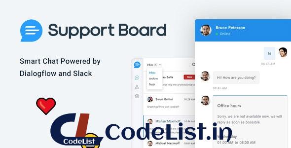 Support Board v3.1.0 – Chat PHP WordPress Plugin